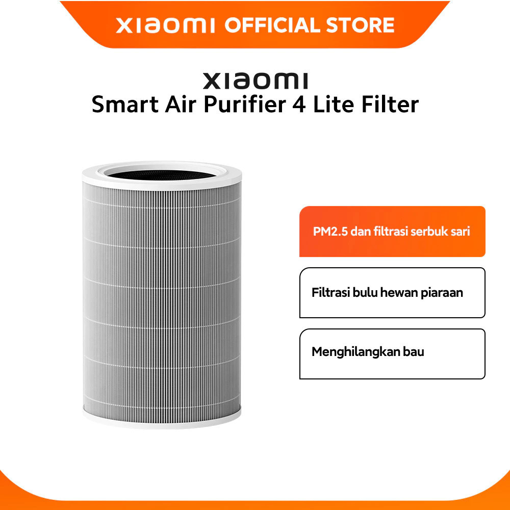 Xiaomi Smart Air Purifier 4 Lite Filter | PM 2.5 | Menghilangkan bau | Filtrasi berlapis [Official S