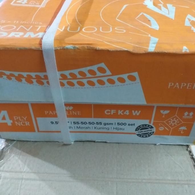 

TERLARIS - kertas continuous form 4 ply 9,5x11 paperline/sinar dunia murah