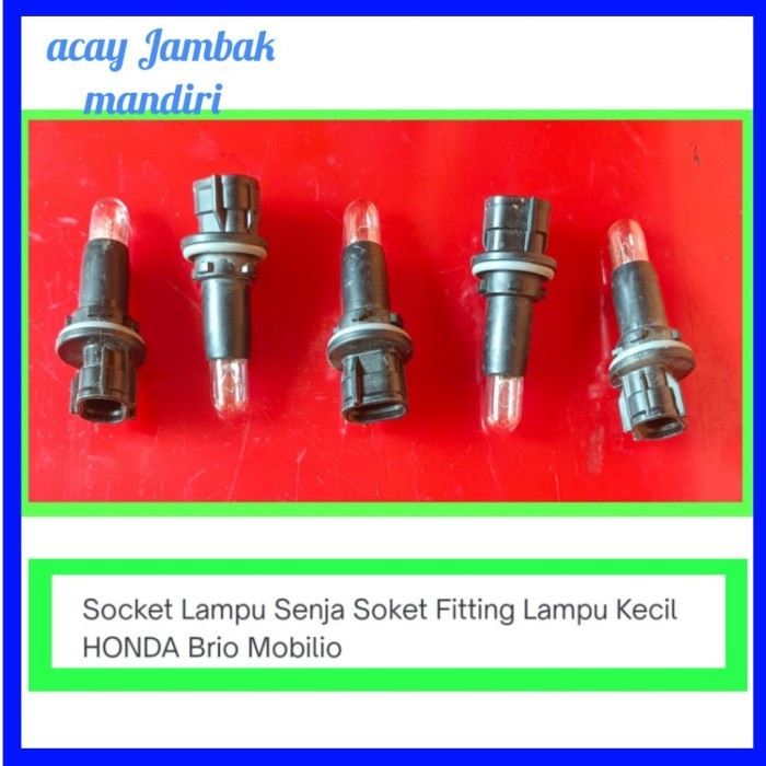 SOKET FITTING LAMPU SENJA MOBIL HONDA BRIO MOBILIO