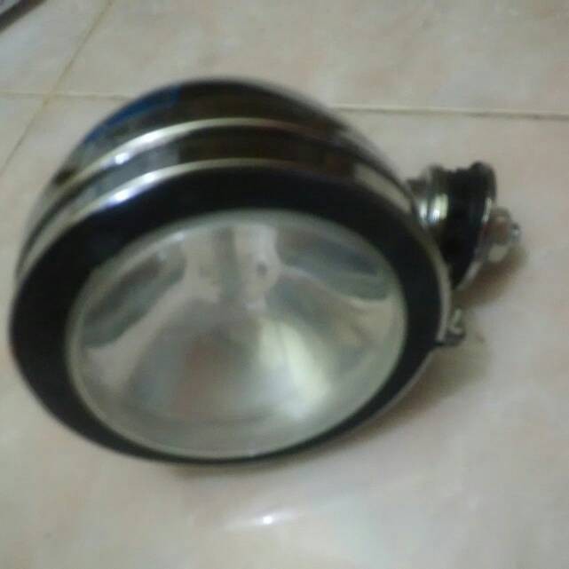 BAJA LASER / LAMPU TEMBAK/ SOROT. 5 INCH/ INCI. BATOK CHROME