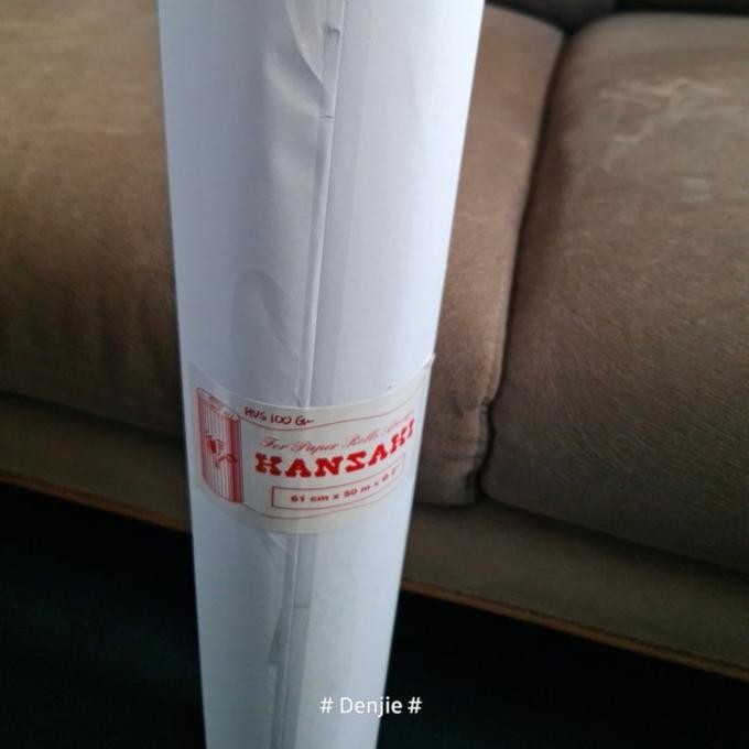 

TERBARU - KERTAS HVS ROLL PLOTTER 100 GSM A1 61 cm x 50 M