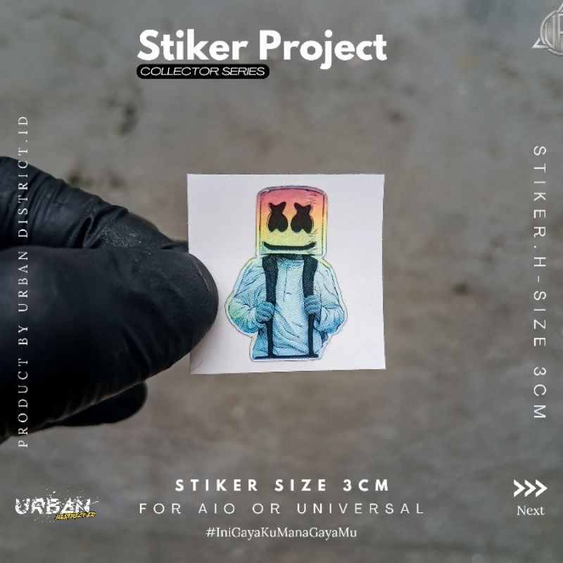 

*Premium Quality* Stiker Hologram Size 3 Cm Aio Or All In One By Urban District Id 7 Garskin Custom Stiker Maxdecal Bkn Case COD