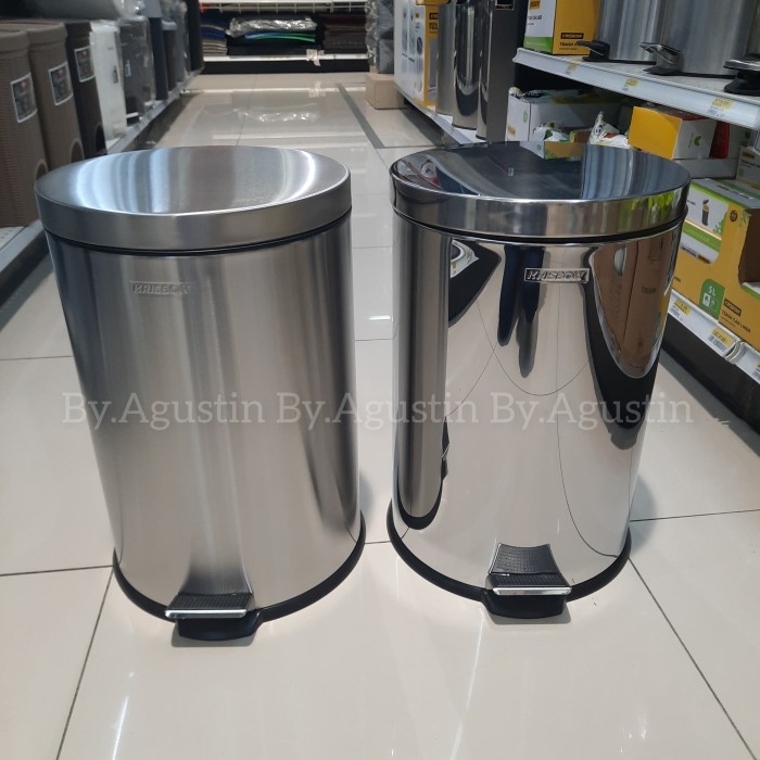 KRISBOW TEMPAT SAMPAH STAINLES PEDAL INJAK