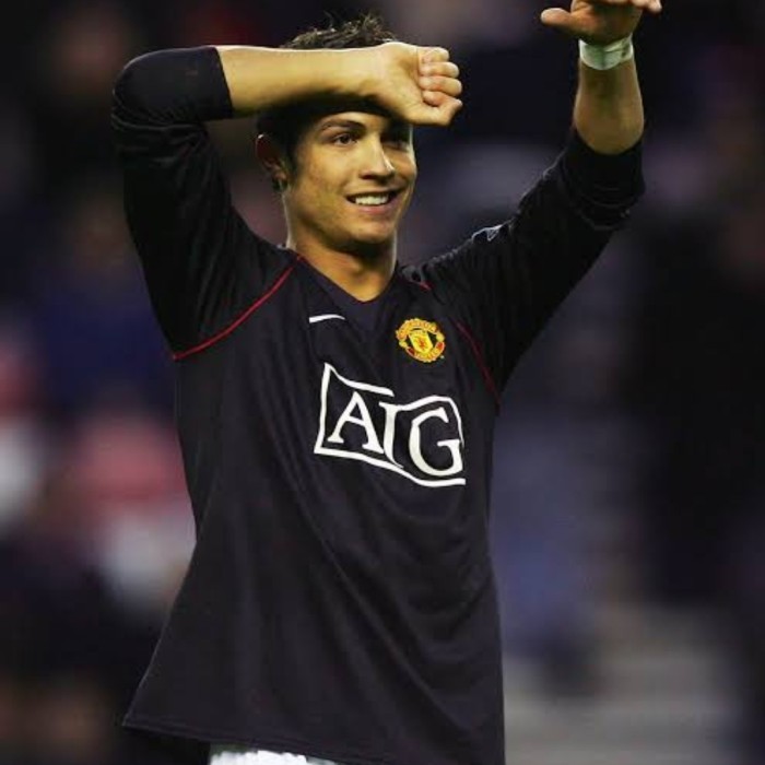 (SOLD)ALL ORIGINAJERSEY MANCHESTER UNITED 2007/2008 AWAY #7 RONALDO