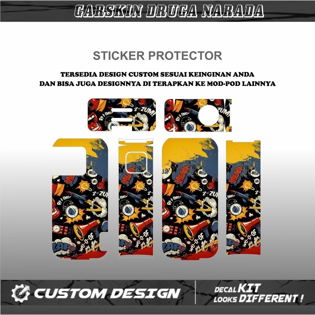 *Premium Quality* Druga Narada Request Garskin Custom Stiker Maxdecal Bkn Case COD