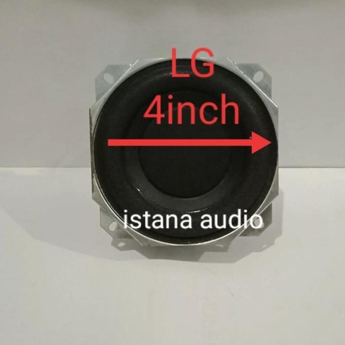 speaker woofer lg 4 inch original lubang baut tekuk 