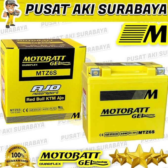 Nmax - Jaminan Bergaransi Accu Motobatt Gel Mtz6S 6 Ah Yamaha New Nmax Fazzio