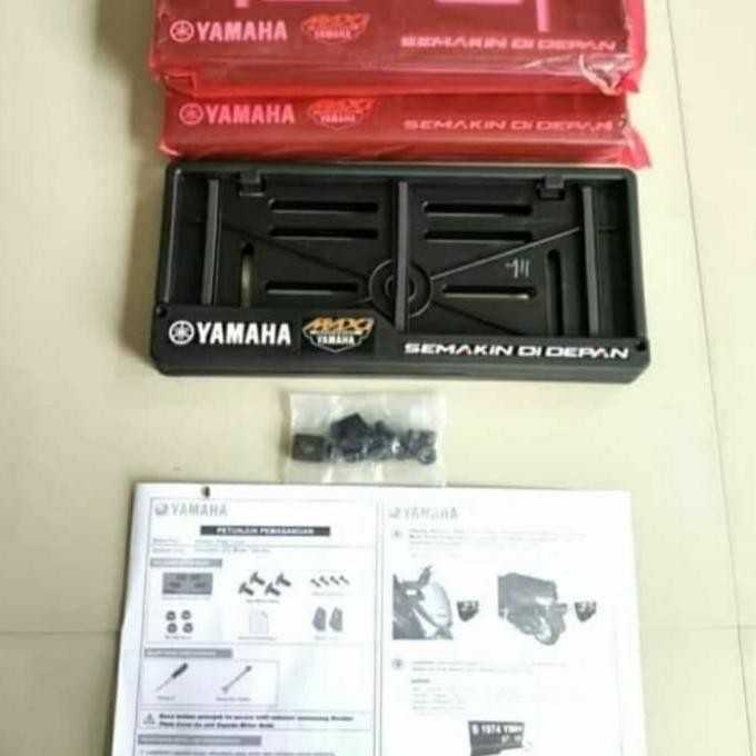 Nmax - Cover Dudukan Plat Nomor Original Yamaha Nmax Xmax Aerox Mio Dll