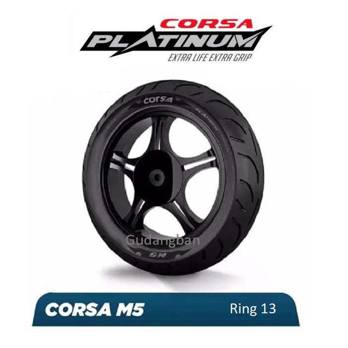 Nmax - Ban Motor Corsa Tubeless 140 / 70 - 13 M5 Platinum Nmax Belakang