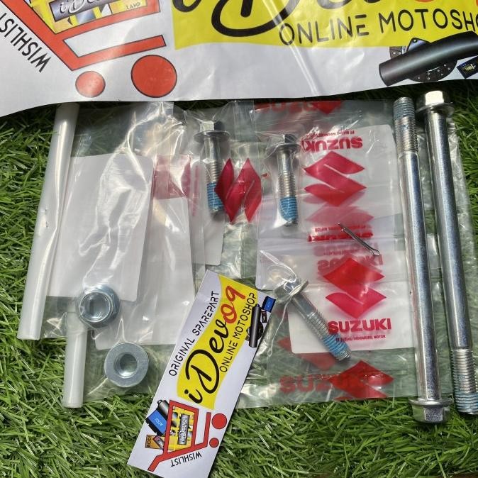 bolt mounting set baut gendong mesin satria fu fi gsx r s 150 ori sgp 