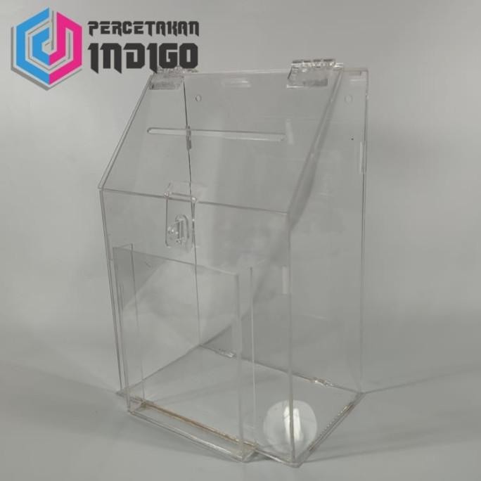 

Terlaris kotak saran aklirik bening 25x17cm COD