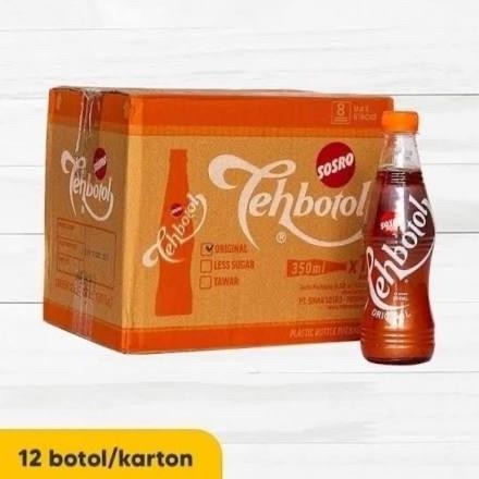 

Terlaris Teh Botol Sosro Pet 350ml 1 Dus isi 12 Botol COD