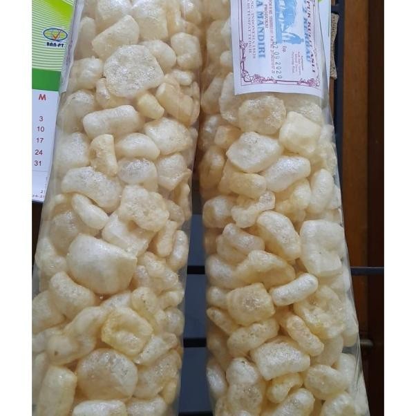 

Kerupuk Kulit Sapi / Rambak / Jangek Cap 2 Kerbau 500 Gram