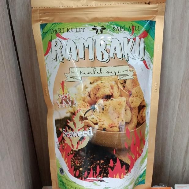 

Rambaku Rambak Sapi Hot Lava Seaweed 45Gr