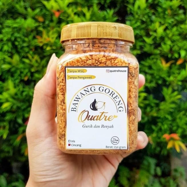 

Bawang Putih Goreng 250 Gram (Cincang)