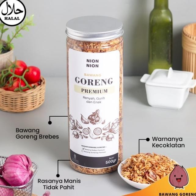 

Bawang Goreng Brebes Bawang Merah Goreng Brambang Goreng 500 Gram Bagor Bawang Goreng Brebes Sumenep Bawang Goreng Nion Nion
