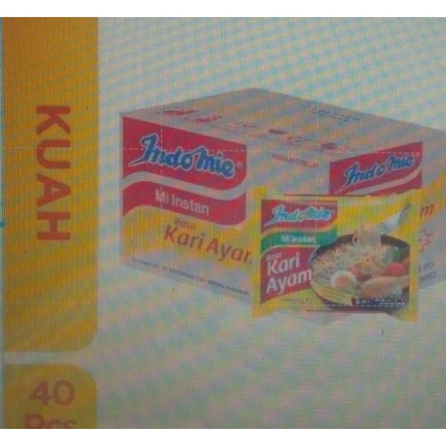 

Indoe 1 Karton (40Pcs) Goreng, Ayam Bawang, Ayam Spesial, Soto E, Kari Ayam