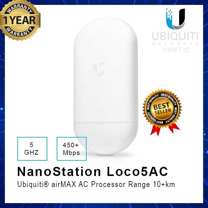 TERBARU - Ubiquiti Loco5 ac Nanostation Loco ac 5GHz airMAX ac CPE