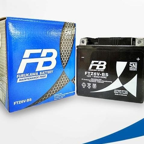 aki kering motor FB furukawa FTZ6V-BS vario scoopy cbr