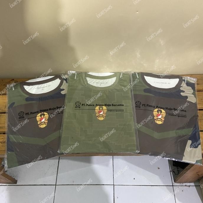 1 Set Kaos KASAD TNI Jersey TNI Fullprint Pembagian Jatah 2020 2021 TEB