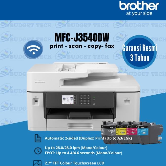 Printer Brother Mfc-J3540Dw Mfc J3540Dw J3540 All In One A3 Duplex New Temuanya