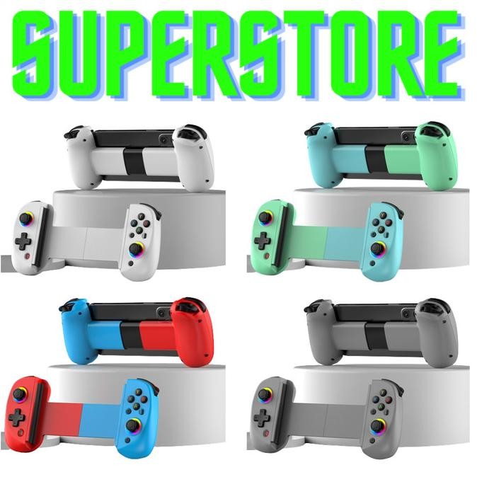 Switch - BSP D8 Gamepad Pro RGB / Stik Controller Handheld Grip / Mobile Phones iOS Android Tablets 