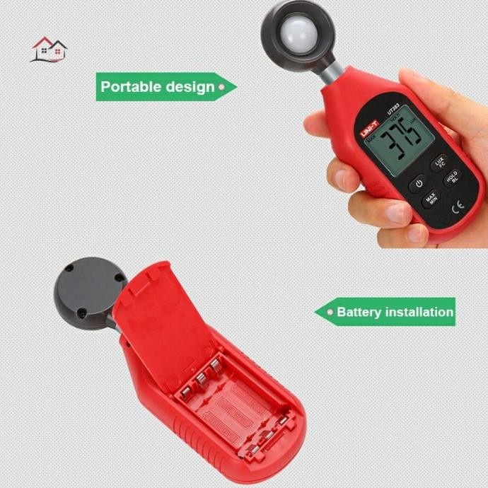 UT383 / UT 383 Alat Ukur Intensitas Kekuatan Cahaya LUXMETER PHOTO LAJ