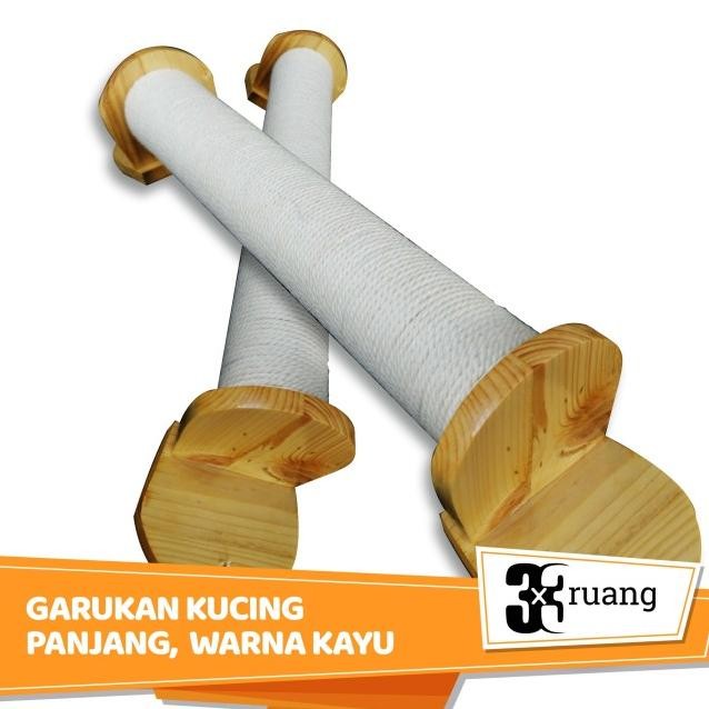 Cakaran Kucing - Garukan Kucing - Warna Kayu