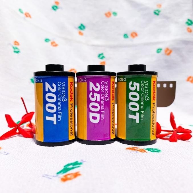 ROLL FILM KODAK PROFESSIONAL VISION3 35MM 27EXP TYPE 200T/250D/500T -