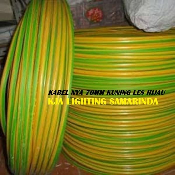 Kabel Grounding Eterna Nya 70Mm / Nya 70 Mm / Nya 1X70Mm Kuning Hijau