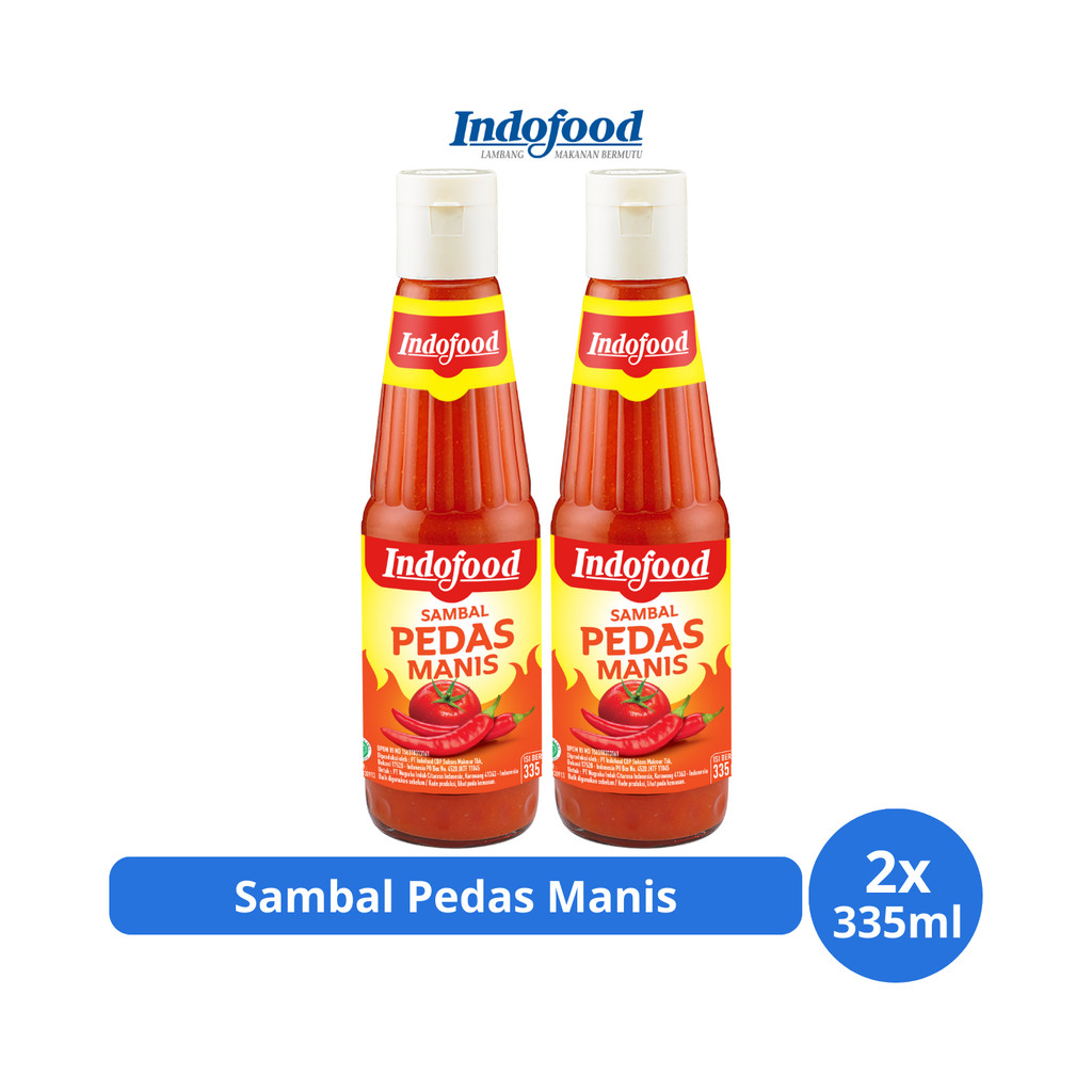 

Indofood Sambal Pedas Manis 335ml x 2 pcs