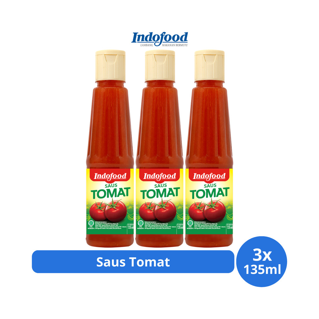 

Indofood Saus Tomat 135ml x 3 pcs