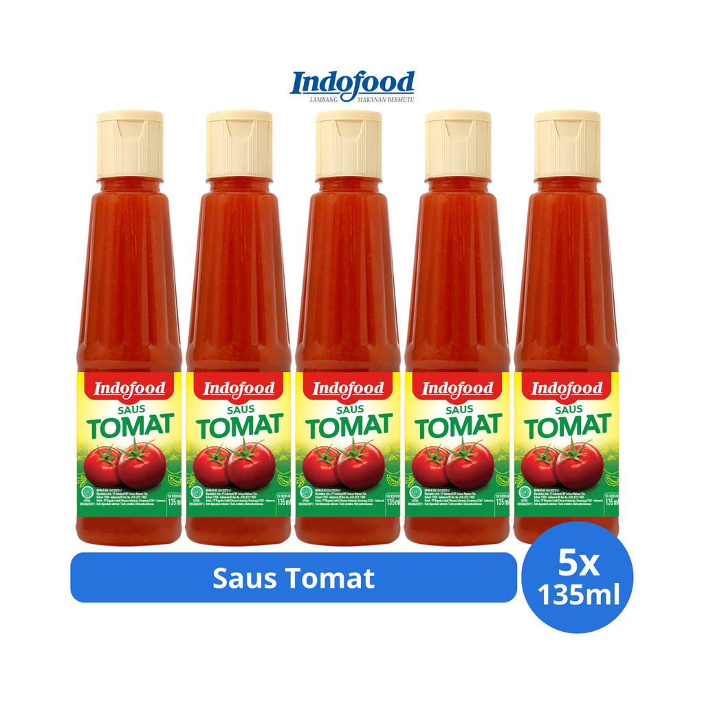 

Indofood Saus Tomat 135ml x 5 pcs