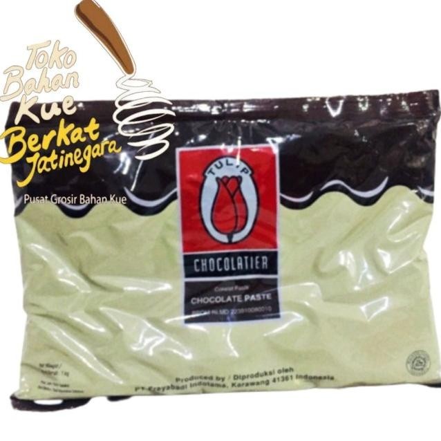 

Tulip Filling Dark Chocolate Kemasan 1 Kg (Masterfilling,Coklat,Selai)