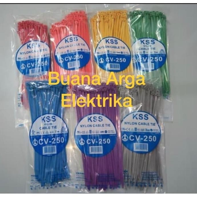 

Kabel ties warna KSS CV 250/ nylon/ cable tie KSS CV 250 ORIGINAL/25cm