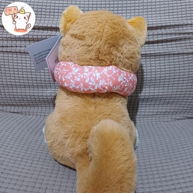 Tersedia Boneka Shiba Inu Duduk Red Scarf Bandana Original Seulgi Mainan Kado Ultah Anak Boneka Anji