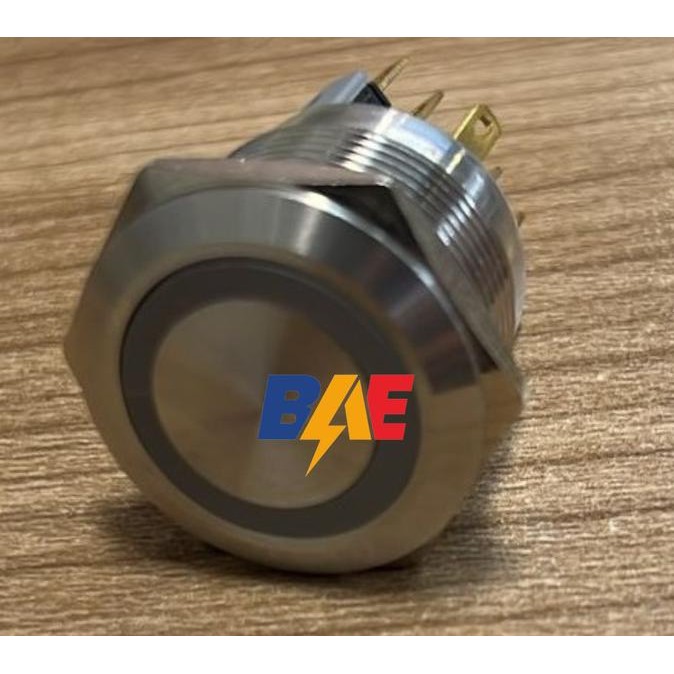 

Metal Push Button MP022S/F11z | IP65 |LED | Contact 1NO 1NC/ Dia 22mm