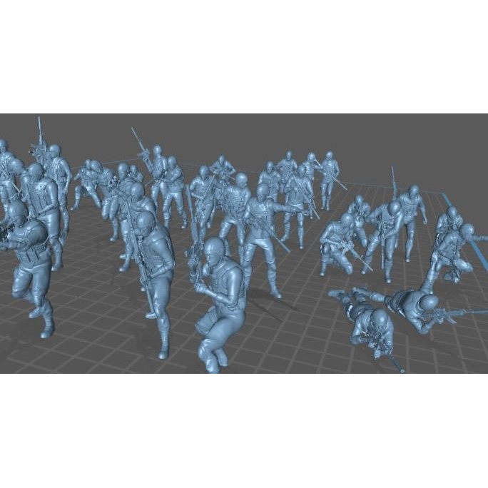 Tersedia Us Marine Soldier Figure Resin