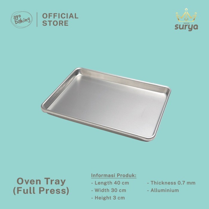 LOYANG OVEN/OVEN TRAY KECIL/OVEN TRAY ALLUMINIUM MERK SURYA BEST QUALITY