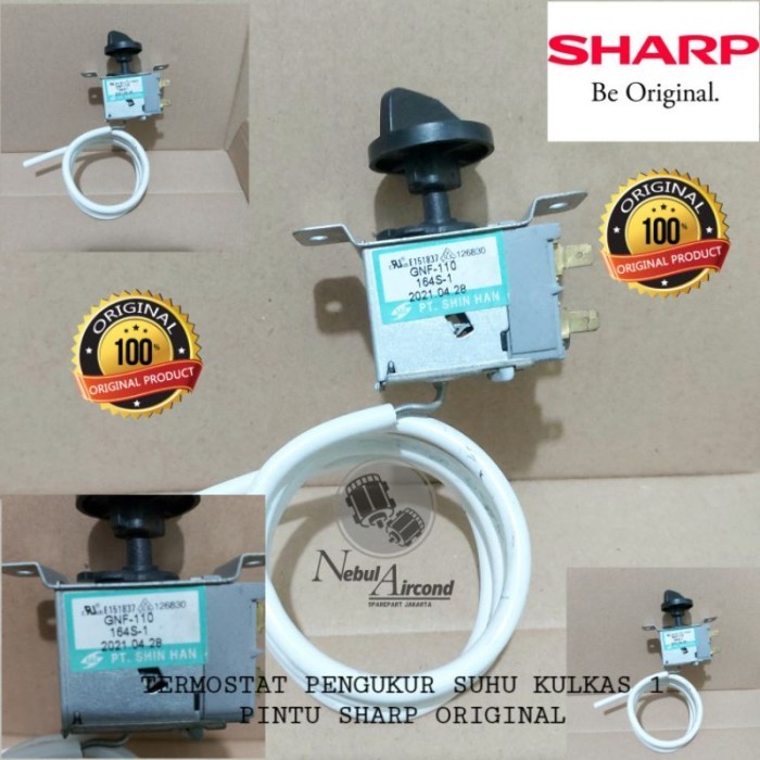 TERMOSTAT KULKAS 1 PINTU ORIGINAL SHARP