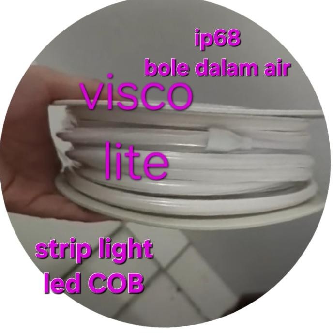 LED STRIP COB 24VOLT 20METER IP68 / FLEXIBLE STRIP LED COB 24V 20MTR IP68 1612T