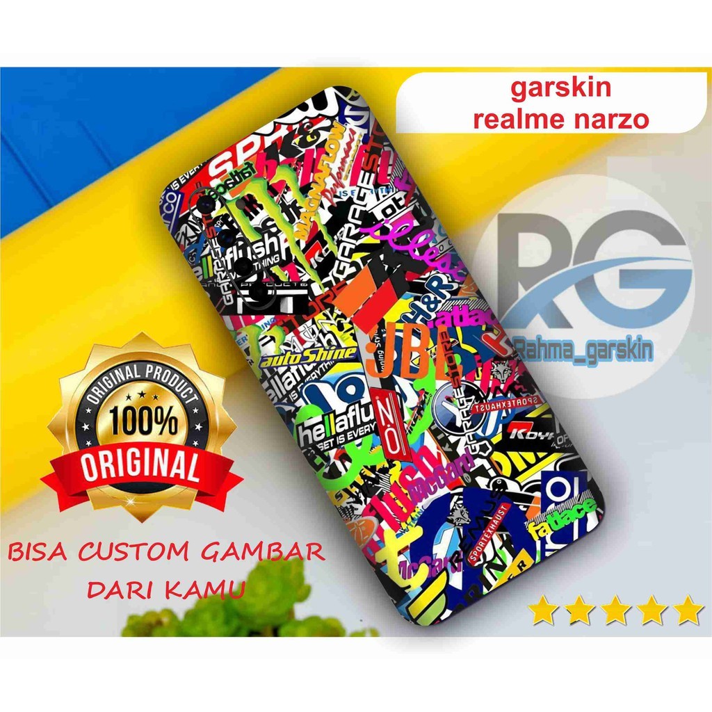 

BestSelling - Realme Narzo Garskin Wrap Stiker Premium (FreeCustomOrder)
