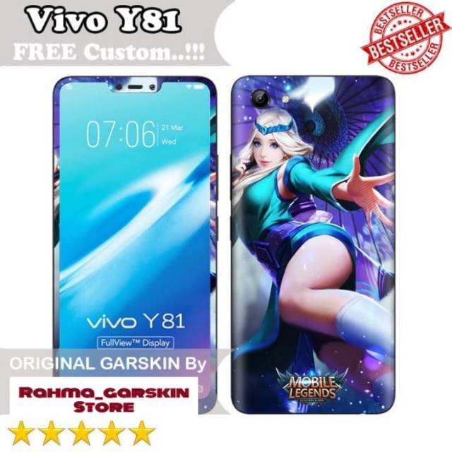 

BestSelling - Vivo Y81 Garskin Wrap Stiker Premium (FreeCustomOrder)