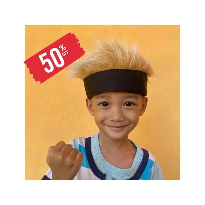 TOPI RAMBUT ANAK, TOPI W, TOPI NARUTO, TOPI COSPLAY