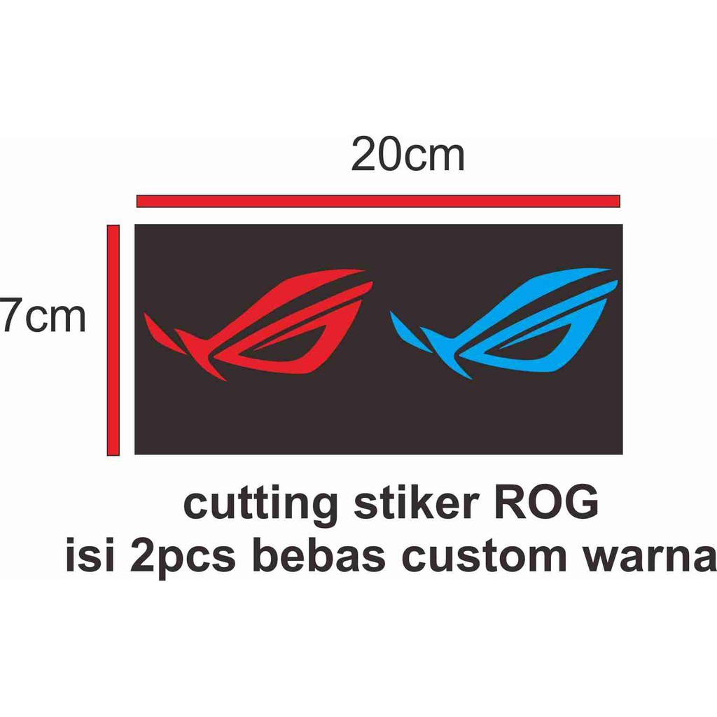 

BestSelling - 2pcs Stiker Cutting Rog Bebas Warna 7x20 Cm Garskin Wrap Stiker Premium (FreeCustomOrder)