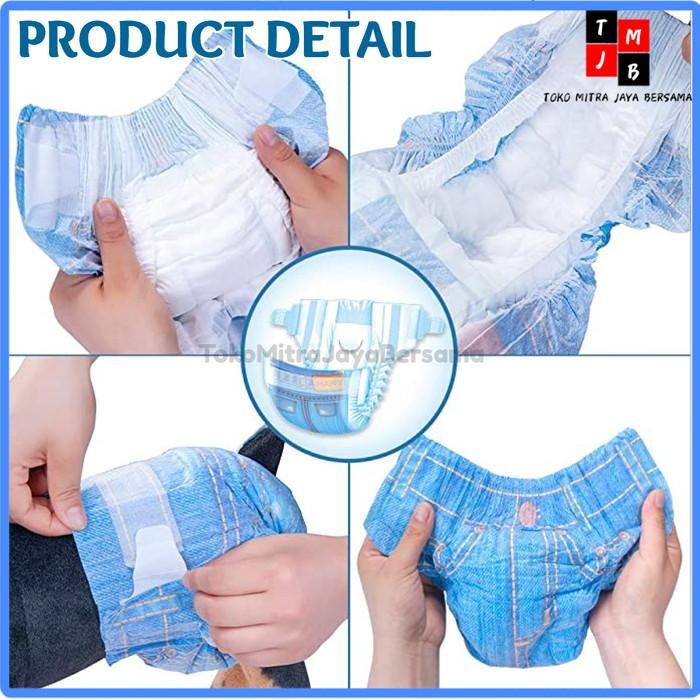 Popok Pet Soft Disposable Diapers Ukuran M - Popok Anjing (Pampers)