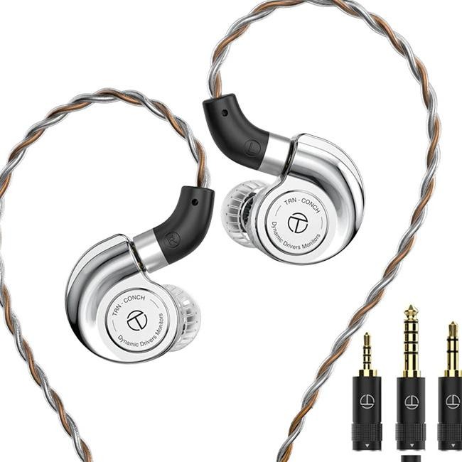 Trn Conch 10Mm Dual Magnetic Dlc In Ear Monitor Earphone