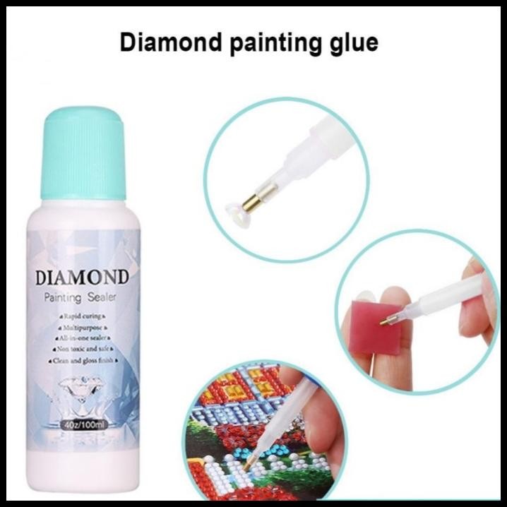 

100Ml Diamond Painting Sealer Converter Permanent Hold Shine Effect
