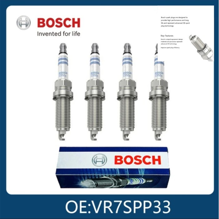 Busi BOSCH VR7SPP33 Double Platinum Grand Livina - Latio - Datsun Go