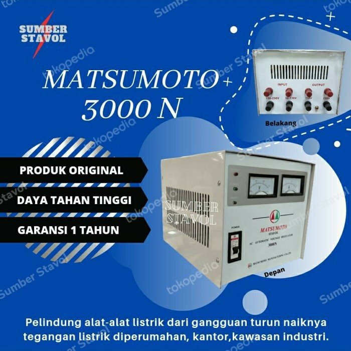 Terbaru Stabilizer Matsumoto 3000 N